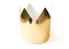 Золотая бумажная корона