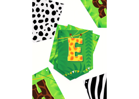 Набор для праздника "Сафари" С днём рождения Набор для праздника "Сафари" С днём рождения